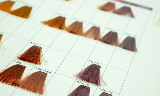 ヘアカラーチャートの画像