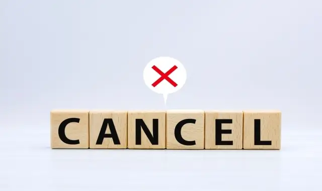 キャンセル
