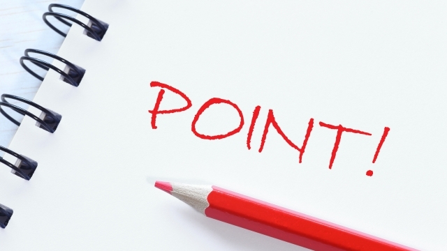 POINTと書かれたメモ
