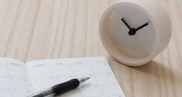 カレンダーと時計