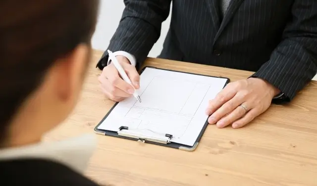 面接官と応募者