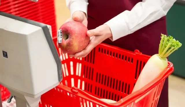 スーパーのレジ